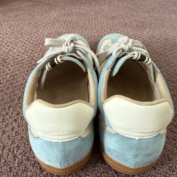 Shu Shop Sasha Blue and White Sneaker Women’s Size 10 - Picture 3 of 6
